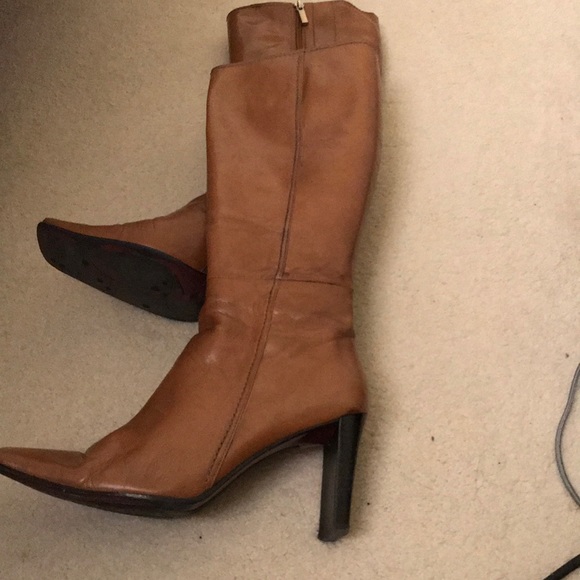 Nine West Carmel Colored Leather Boots - Picture 1 of 1